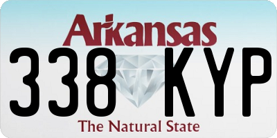 AR license plate 338KYP