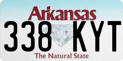 AR license plate 338KYT