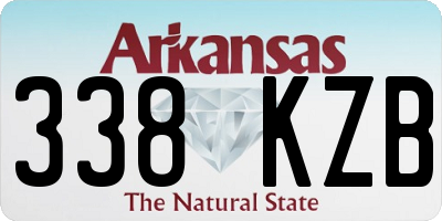 AR license plate 338KZB