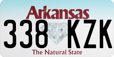 AR license plate 338KZK