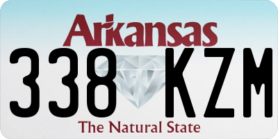 AR license plate 338KZM