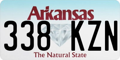 AR license plate 338KZN