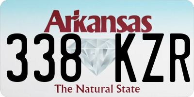 AR license plate 338KZR