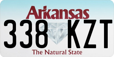 AR license plate 338KZT