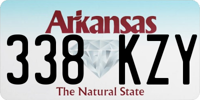 AR license plate 338KZY
