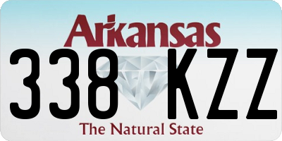 AR license plate 338KZZ