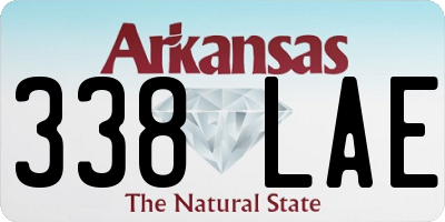 AR license plate 338LAE