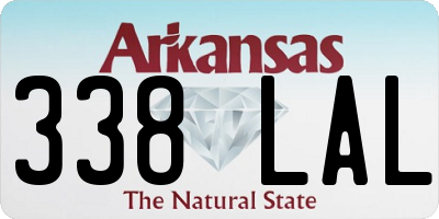 AR license plate 338LAL