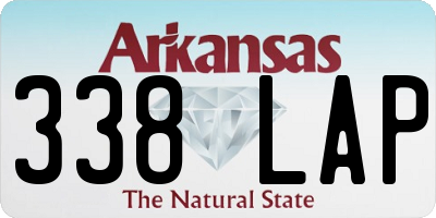 AR license plate 338LAP