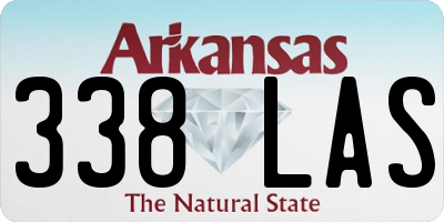 AR license plate 338LAS