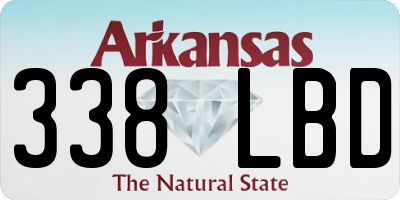 AR license plate 338LBD