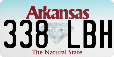 AR license plate 338LBH