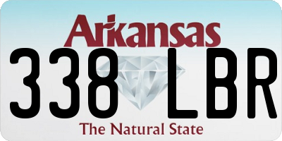 AR license plate 338LBR