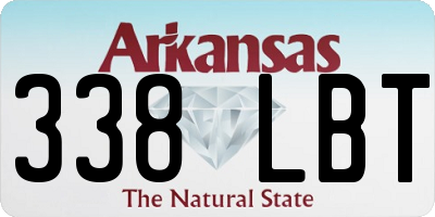 AR license plate 338LBT