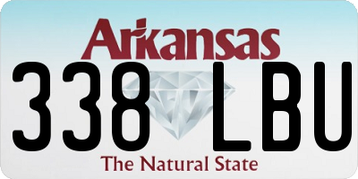 AR license plate 338LBU