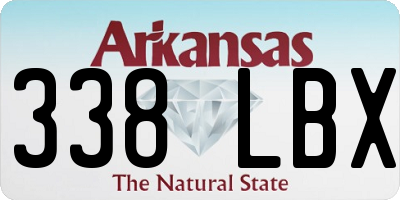 AR license plate 338LBX