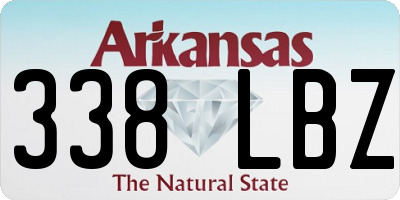 AR license plate 338LBZ