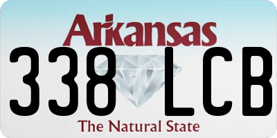 AR license plate 338LCB