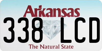 AR license plate 338LCD