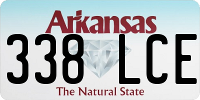 AR license plate 338LCE