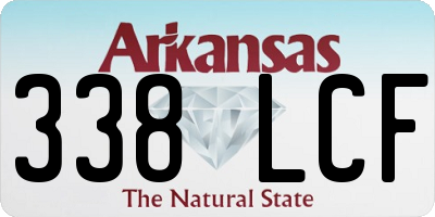 AR license plate 338LCF