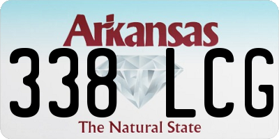 AR license plate 338LCG