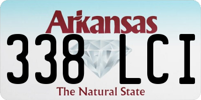 AR license plate 338LCI