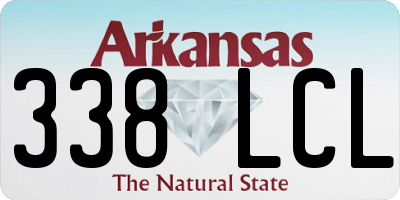 AR license plate 338LCL