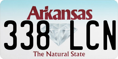 AR license plate 338LCN