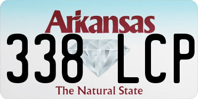 AR license plate 338LCP