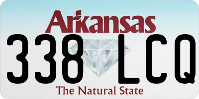 AR license plate 338LCQ
