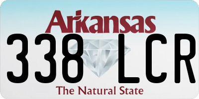 AR license plate 338LCR