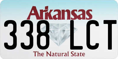 AR license plate 338LCT