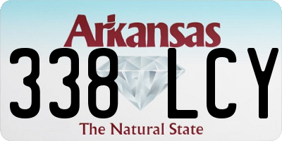 AR license plate 338LCY