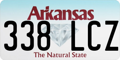 AR license plate 338LCZ