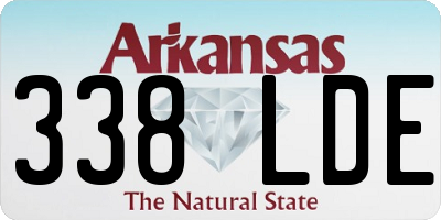 AR license plate 338LDE