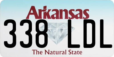 AR license plate 338LDL