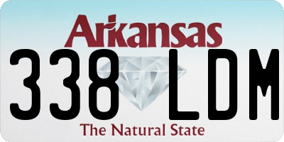 AR license plate 338LDM