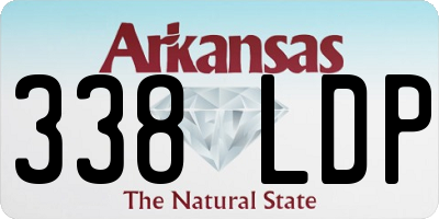 AR license plate 338LDP