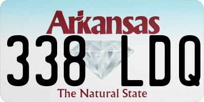 AR license plate 338LDQ