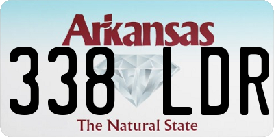 AR license plate 338LDR