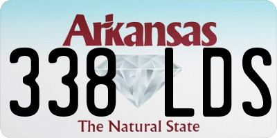 AR license plate 338LDS