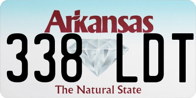AR license plate 338LDT