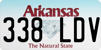 AR license plate 338LDV