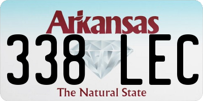 AR license plate 338LEC