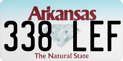 AR license plate 338LEF