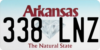 AR license plate 338LNZ