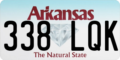 AR license plate 338LQK