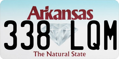 AR license plate 338LQM