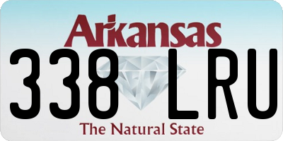 AR license plate 338LRU